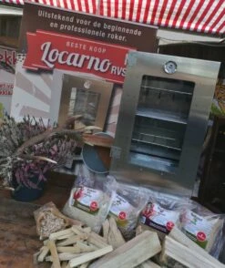 2-L Home & Garden XL Rookoven - RVS - 80x40x28 Cm - 3 Etages 27 2-L Home & Garden XL Rookoven - RVS - 80x40x28 Cm - 3 Etages -Barbecuebenodigdheden 1009x1200