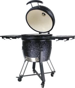 Boets Grill Kamado Grill 21 Inch - 21" - BG21 - Keramisch - Kookoppervlak Ø 44 - Glanzend Zwart -Barbecuebenodigdheden 1016x1200