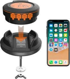 ToGrill - Smart Bluetooth Barbecue Dome Thermometer Met 2 Probes AT-02 | Draadloze Slimme BBQ Vleesthermometer Met App | 9 ToGrill - Smart Bluetooth Barbecue Dome Thermometer Met 2 Probes AT-02 | Draadloze Slimme BBQ Vleesthermometer Met App | -Barbecuebenodigdheden 1061x1200 1