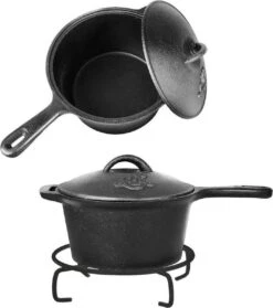 EL Fuego Dutch Oven Set Gietijzer 7-delig 14 EL Fuego Dutch Oven Set Gietijzer 7-delig -Barbecuebenodigdheden 1063x1200 6