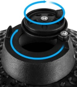 Patton Kamado Grill 13" - Keramisch - Kookoppervlak Ø 28 - Mat Zwart -Barbecuebenodigdheden 1066x1200