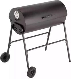 BBQ XL Houtskoolbarbecue - Cilindervorm - Grilloppervlak (LxB) 71 X 35 Cm - Zwart -Barbecuebenodigdheden 1089x1200
