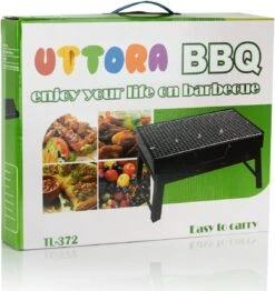 Merkloos Decopatent® Portable Houtskool BBQ - Barbecue - Inklapbaar - Barbecue Houtskool - Tafel Grill - Camping - Strand - Festival - Park -Barbecuebenodigdheden 1130x1200