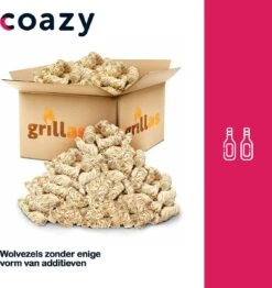Aanmaakkrullen Voor BBQ Of Kachel | 3kg ECO FSC Gecertificeerd Aanmaakhout Barbecue - Biologisch En Duurzaam Aanmaakwokkels - Houtwol Wokkels - Barbeque Aansteker - Aanmaakblokjes - Accessoires - Ongeveer 240 Krullen -Barbecuebenodigdheden 1132x1200 5