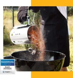 Kolen Starter GROOT - Brikettenstarter Met Veiligheidshandgreep - Snelstarter Voor Barbecue - BBQ Houtskool Starter -Barbecuebenodigdheden 1132x1200 8