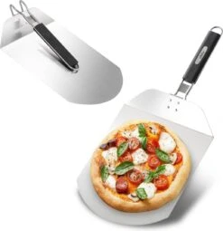 Bighorn Pizzaschep Voor BBQ En Oven-Inklapbare Handgreep -Pizzasnijder- Edelstaal -geschikt Als Broodschep En Ovenschep - SRPT01 -Barbecuebenodigdheden 1163x1200 1