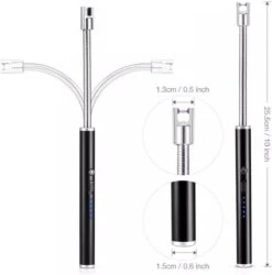 Merkloos BBQ Aansteker Oplaadbaar Met Usb Kabel - Elektrische Keuken Aansteker - Flexibele Aansteker - Zwart -Barbecuebenodigdheden 1186x1200 1