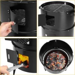 Merkloos Monzana Barbecue-ROKER-Grill-Oven 25 Merkloos Monzana Barbecue-ROKER-Grill-Oven -Barbecuebenodigdheden 1197x1200 3