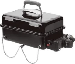 Weber Go-Anywhere Gas Barbecue - 41x26 Cm - Roestvrijstalen Branders - Gasregelkop - Incl. Deksel -Barbecuebenodigdheden 1200x1022
