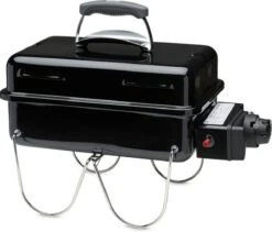 Weber Go-Anywhere Gas Barbecue - 41x26 Cm - Roestvrijstalen Branders - Gasregelkop - Incl. Deksel -Barbecuebenodigdheden 1200x1024