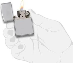 Zippo Lighter Polished Chrome -Barbecuebenodigdheden 1200x1044