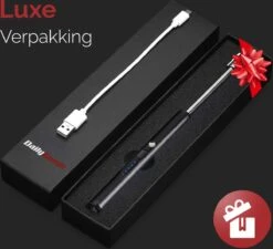 Dailygoods® Elektrische Aansteker - Plasma Aansteker - Oplaadbaar - Gift Set - Zwart -Barbecuebenodigdheden 1200x1094 1