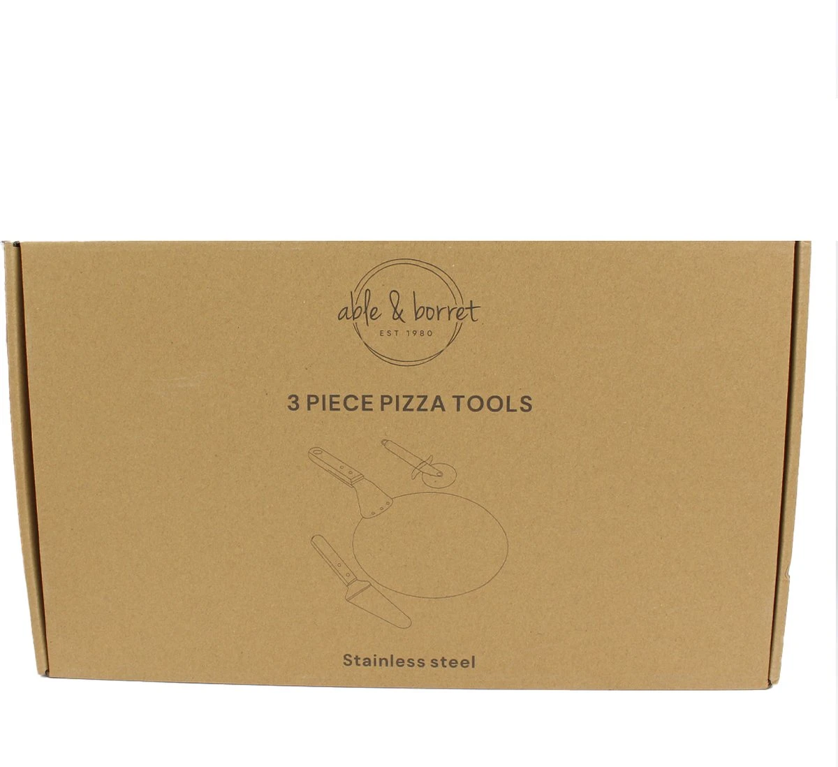 Pizza Schep - Taartschep - Pizzaroller - Pizzasnijder - Aluminium - Lengte 43 Cm - Able & Borret 5 Pizza Schep - Taartschep - Pizzaroller - Pizzasnijder - Aluminium - Lengte 43 Cm - Able & Borret - Afbeelding 5