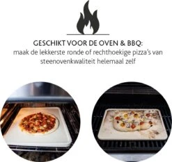 Boska Pizzasteen Deluxe Rechthoek - Voor De Oven - Knapperige Pizza's - 40x32 Cm - BBQ Accessoires 22 Boska Pizzasteen Deluxe Rechthoek - Voor De Oven - Knapperige Pizza's - 40x32 Cm - BBQ Accessoires -Barbecuebenodigdheden 1200x1131