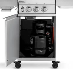 Burnhard Gas BBQ FRED JR. Deluxe - 2 Branders - Incl. Keramische Infraroodbrander & Afdekhoes - Deluxe 37 Burnhard Gas BBQ FRED JR. Deluxe - 2 Branders - Incl. Keramische Infraroodbrander & Afdekhoes - Deluxe -Barbecuebenodigdheden 1200x1135