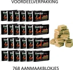 Samba Aanmaakblokjes Bruin á 24 X 32 Stuks - Omdoos Is 768 Aanmaakblokjes -Barbecuebenodigdheden 1200x1148 1