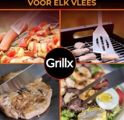 GrillX Barbecue Gereedschap Set - 19-delig - Inclusief Luxe Draagtas - BBQ Accesoires - Gereedschapset 14 GrillX Barbecue Gereedschap Set - 19-delig - Inclusief Luxe Draagtas - BBQ Accesoires - Gereedschapset -Barbecuebenodigdheden 1200x1161 1