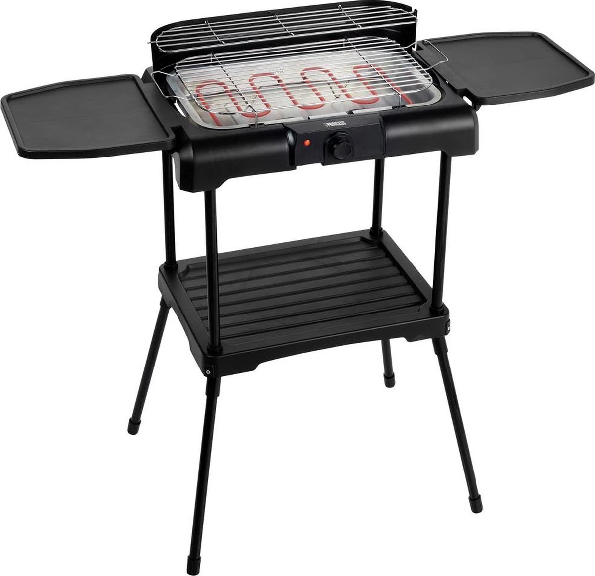 Princess 112250 Elektrische BBQ Met Zijplanken - BBQ - 40x25cm - Met En Zonder Statief Te Gebruiken - Met Zijplankjes - Ook Te Gebruiken Als Tafelgrill - 2200W 11 Princess 112250 Elektrische BBQ Met Zijplanken - BBQ - 40x25cm - Met En Zonder Statief Te Gebruiken - Met Zijplankjes - Ook Te Gebruiken Als Tafelgrill - 2200W - Afbeelding 11