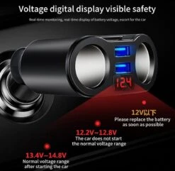 Auto Sigarettenaansteker Splitter - USB Ingang Auto - 2 Sigaretten Aansluitingen - Autolader 9 Auto Sigarettenaansteker Splitter - USB Ingang Auto - 2 Sigaretten Aansluitingen - Autolader -Barbecuebenodigdheden 1200x1171 1