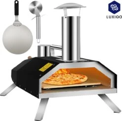 Vevor® Pizza Oven - Professionele Pizza Oven - Buitenkeuken - Pizza Gourmet - Barbecue - RVS - Tot 600°C - Met Draagtas -Barbecuebenodigdheden 1200x1191