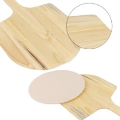 MaxxHome Pizzasteen - BBQ Steen - Maximum Te Verhitten Tot 600 Graden - ⌀33 - Incl. Houten Schep 12 MaxxHome Pizzasteen - BBQ Steen - Maximum Te Verhitten Tot 600 Graden - ⌀33 - Incl. Houten Schep -Barbecuebenodigdheden 1200x1195 2