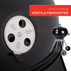 BBQ Collection Houtskoolbarbecue - Kogelbarbecue 45 X 60 Centimeter - Ronde Barbecue - Barbecue Op Wielen - Zwart - Metaal -Barbecuebenodigdheden 1200x1200 133