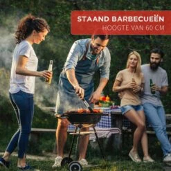 BBQ Collection Houtskoolbarbecue - Kogelbarbecue 45 X 60 Centimeter - Ronde Barbecue - Barbecue Op Wielen - Zwart - Metaal -Barbecuebenodigdheden 1200x1200 136