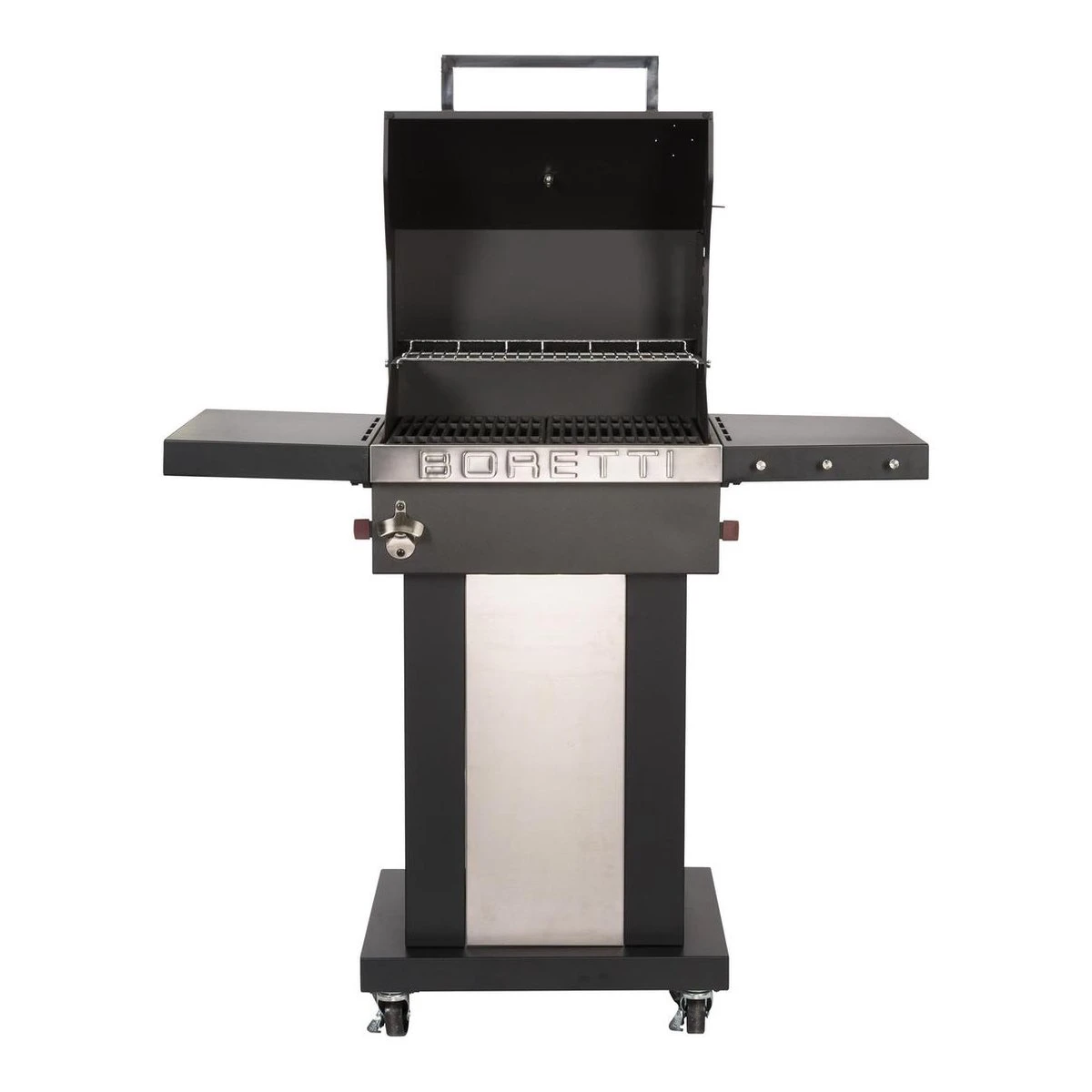 Boretti Totti Houtskoolbarbecue - 60 X 111 Cm - Antraciet 2 Boretti Totti Houtskoolbarbecue - 60 X 111 Cm - Antraciet - Afbeelding 2
