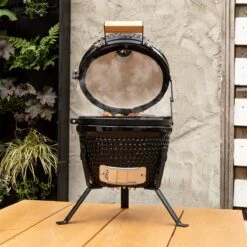 BluMill Kamado BBQ Egg - Kamado 13 Inch - Incl. Vlees Thermometer - Houtskoolbarbecues - Zwart - Ø 27cm 19 BluMill Kamado BBQ Egg - Kamado 13 Inch - Incl. Vlees Thermometer - Houtskoolbarbecues - Zwart - Ø 27cm -Barbecuebenodigdheden 1200x1200 158