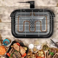 Princess 112252 Hybride Barbecue – Elektrische BBQ - Tafelmodel - 2000W - 44x 29cm - Gebruik Elektrisch Of Met Kolen 39 Princess 112252 Hybride Barbecue – Elektrische BBQ - Tafelmodel - 2000W - 44x 29cm - Gebruik Elektrisch Of Met Kolen -Barbecuebenodigdheden 1200x1200 183