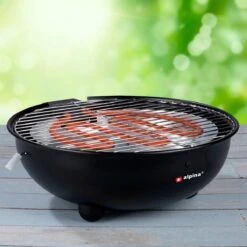 Alpina Elektrische BBQ - Tafel-Barbecue - Geen Rook - Binnen Barbecueën - 1250W - Ø 30 Cm - Zwart 19 Alpina Elektrische BBQ - Tafel-Barbecue - Geen Rook - Binnen Barbecueën - 1250W - Ø 30 Cm - Zwart -Barbecuebenodigdheden 1200x1200 186