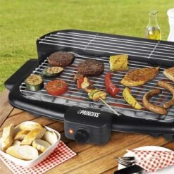 Princess 112247 Elektrische Barbecue – BBQ - Met En Zonder Statief Te Gebruiken - 47x28cm - 2000W -Barbecuebenodigdheden 1200x1200 200