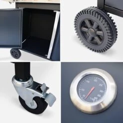 Alice's Garden Gas BBQ Bazin 4 - 5 Branders - Antraciet - Grilloppervlak 64,6x39,3cm 6 Alice's Garden Gas BBQ Bazin 4 - 5 Branders - Antraciet - Grilloppervlak 64,6x39,3cm -Barbecuebenodigdheden 1200x1200 253