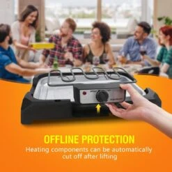 Aigostar Lava 30LDQ - Elektrische Grill - BBQ - Tafel Barbecue - Grilloppervlakte 41 X 24 Cm - 2000 Watt -Barbecuebenodigdheden 1200x1200 268