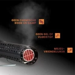 Master Knives BBQ Aansteker Electrisch - BBQ Accesoires - Zwarte BBQ Starter - Looftlighter -Barbecuebenodigdheden 1200x1200 290