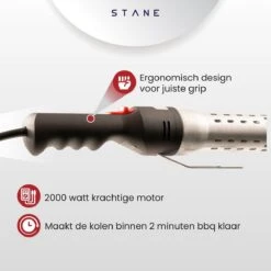 Bbq Aansteker Electrisch - Looftlighter - Bbq Starter - Bbq Accesoires - One Minute Lighter - Incl. Bbq Handschoenen - ®Stane -Barbecuebenodigdheden 1200x1200 308