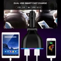 Auto Sigarettenaansteker Splitter - Losse Oplader - USB 2.0 A/USB 3.0 A 2 Poorten - Zwart - Snellader - Splitter - Auto Lader USB 19 Auto Sigarettenaansteker Splitter - Losse Oplader - USB 2.0 A/USB 3.0 A 2 Poorten - Zwart - Snellader - Splitter - Auto Lader USB -Barbecuebenodigdheden 1200x1200 336