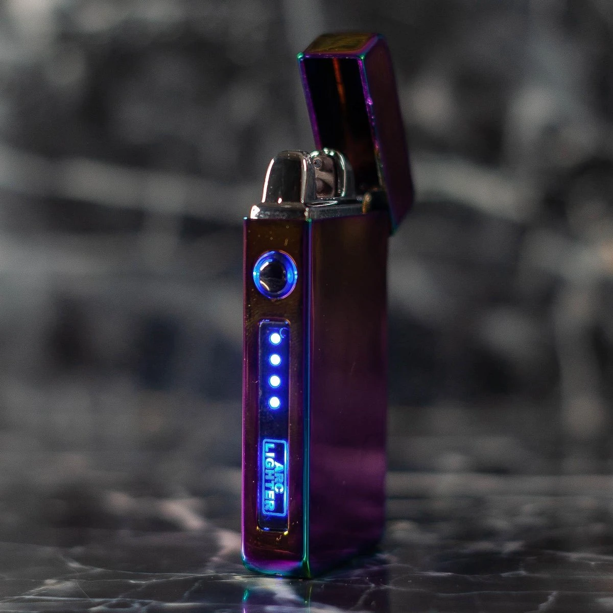 Merkloos Cuberna Elektrische Plasma USB Aansteker Met Batterij Indicator Rainbow - Wind En Storm Bestendig - Geschikt Voor Kaarsen, Vuurwerk, Sigaretten En BBQ 3 Merkloos Cuberna Elektrische Plasma USB Aansteker Met Batterij Indicator Rainbow - Wind En Storm Bestendig - Geschikt Voor Kaarsen, Vuurwerk, Sigaretten En BBQ - Afbeelding 3