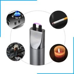 Aansteker Elektrisch - Plasma Aansteker - Aansteker Voor Kaarsen - Oplaadbaar Met USB Kabel - Windproof - SEVEND® -Barbecuebenodigdheden 1200x1200 361