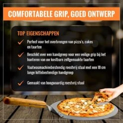 Inpro Pizzaschep RVS - Rond - Voor BBQ En Oven - Pizzaspatel - Taartschep - Houten Handvat - BBQ Gereedschap - Keukengerei - 30 Cm Diameter - Spatel 15 Inpro Pizzaschep RVS - Rond - Voor BBQ En Oven - Pizzaspatel - Taartschep - Houten Handvat - BBQ Gereedschap - Keukengerei - 30 Cm Diameter - Spatel -Barbecuebenodigdheden 1200x1200 415