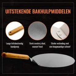 Inpro Pizzaschep RVS - Rond - Voor BBQ En Oven - Pizzaspatel - Taartschep - Houten Handvat - BBQ Gereedschap - Keukengerei - 30 Cm Diameter - Spatel 21 Inpro Pizzaschep RVS - Rond - Voor BBQ En Oven - Pizzaspatel - Taartschep - Houten Handvat - BBQ Gereedschap - Keukengerei - 30 Cm Diameter - Spatel -Barbecuebenodigdheden 1200x1200 418