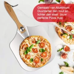 Pizzaschep – Inclusief Pizzasnijder – Opvouwbaar – Pizzaspatel – Pizza Schep – Taartschep – 30cm - Qwality -Barbecuebenodigdheden 1200x1200 445