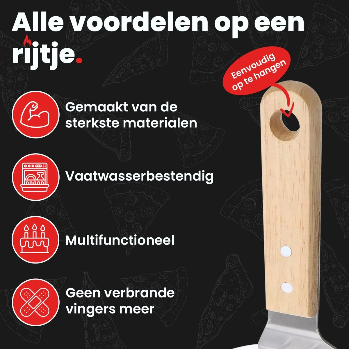 GrillX Pizzaschep Met Pizzasnijder - 30cm - In Luxe Doos - Pizzaspatel Voor BBQ & Oven - BBQ Accesoires Gereedschap 2 GrillX Pizzaschep Met Pizzasnijder - 30cm - In Luxe Doos - Pizzaspatel Voor BBQ & Oven - BBQ Accesoires Gereedschap - Afbeelding 2