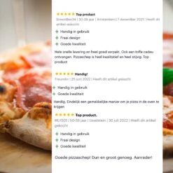 Nowad Pizzaschep RVS Rond Voor BBQ En Oven - 30,5 Cm - Pizzaspatel - Taartschep - Houten Handvat - Ophangbaar - Rond - Vaatwasbestendig - Keukenaccessoires -Barbecuebenodigdheden 1200x1200 504