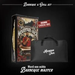 Mountain Jack® 40-Delige Luxe BBQ Grill Accessoires Set In Roestvrij Staal – Barbecue Gereedschap – Tangenset, Vlees Thermometer, Vleestang, Borstel, Spiezen, Vleesmes, Vleesvork -Barbecuebenodigdheden 1200x1200 515