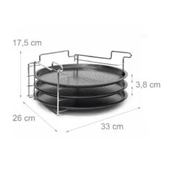 Relaxdays 3 Pizaplaten Met Pizzarek, Pizza Bakplaat Rond 33 Cm, Pizzaplaat 3stuk 8 Relaxdays 3 Pizaplaten Met Pizzarek, Pizza Bakplaat Rond 33 Cm, Pizzaplaat 3stuk -Barbecuebenodigdheden 1200x1200 576