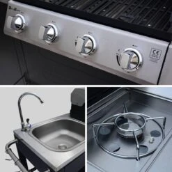 Alice's Garden Gas BBQ D'Artagnan - Zwart - 5 Branders - Buitenkeuken -Barbecuebenodigdheden 1200x1200 58