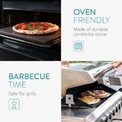 Navaris Pizzasteen XL Voor Oven En Barbecue - Rechthoekige Pizzaplaat 38 X 30 Cm - Inclusief Receptenboek - Keramisch Geglazuurd - Zwart 15 Navaris Pizzasteen XL Voor Oven En Barbecue - Rechthoekige Pizzaplaat 38 X 30 Cm - Inclusief Receptenboek - Keramisch Geglazuurd - Zwart -Barbecuebenodigdheden 1200x1200 629