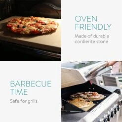 Navaris Pizzasteen XL Voor Oven En Barbecue - Rechthoekige Pizzaplaat 38 X 30 Cm - Inclusief Receptenboek - Keramisch Geglazuurd - Zwart 25 Navaris Pizzasteen XL Voor Oven En Barbecue - Rechthoekige Pizzaplaat 38 X 30 Cm - Inclusief Receptenboek - Keramisch Geglazuurd - Zwart -Barbecuebenodigdheden 1200x1200 632