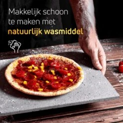 Pizzasteen BBQ Oven - Lava Van Vulkaan Etna - Barbecue Accesoires - Made In Italy - Broodbaksteen - 30x38x1.1 - VDN -Barbecuebenodigdheden 1200x1200 641